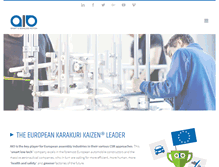 Tablet Screenshot of aio.eu
